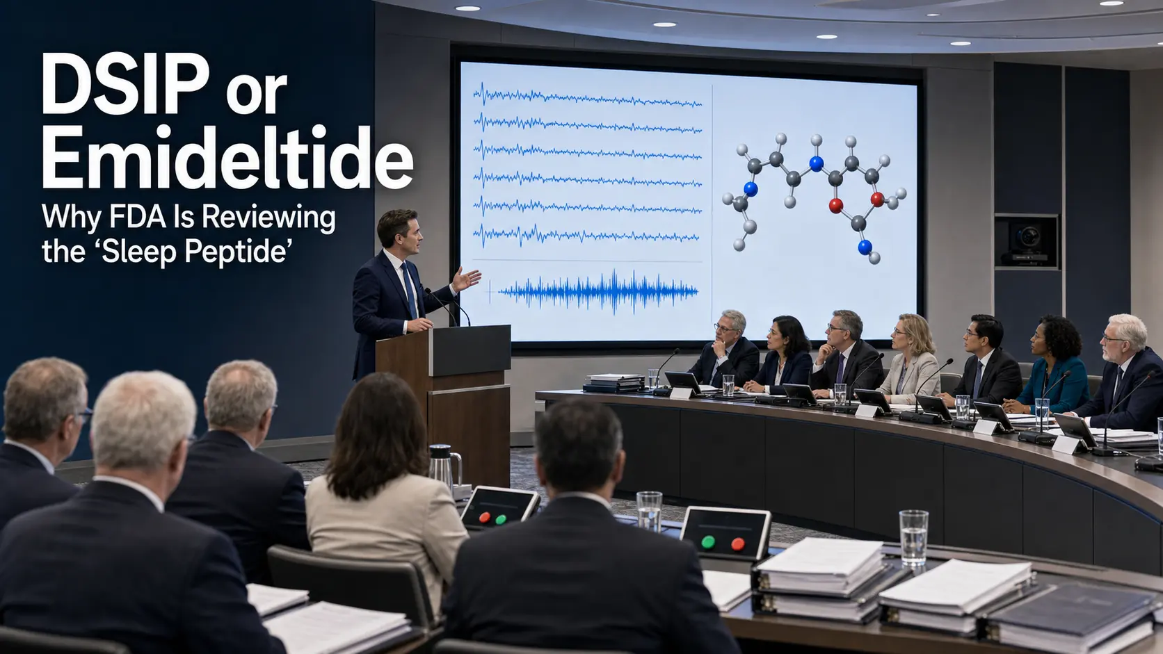 DSIP or Emideltide After the July 2026 PCAC Review: What the Evidence Shows