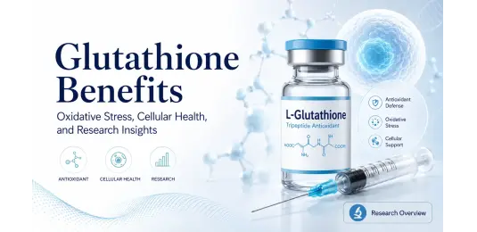 Glutathione Benefits in Research: Why It’s Studied for Oxidative Stress and Cellular Health