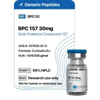 BPC-157 30 mg – 30 mg vial BPC-157 Pentadecapeptide by Generic Peptides (Injection) – Muscle Recovery & Regenerative