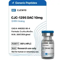 CJC-1295 DAC 10 mg – 10 mg vial Tetrasubstituted 30-Amino Acid Peptide Hormone by Generic Peptides (Injection) – Growth Hormone & IGF-1