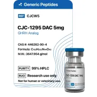CJC-1295 DAC 5 mg – 5 mg vial Tetrasubstituted 30-Amino Acid Peptide Hormone by Generic Peptides (Injection) – Growth Hormone & IGF-1
