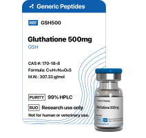 Glutathione 500  %productStrengthvial Glutathione by Generic Peptides (Injection)  Anti-Aging & Longevity