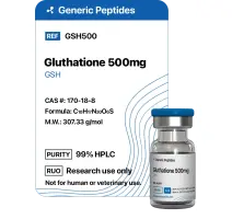 Glutathione 500  %productStrengthvial Glutathione by Generic Peptides (Injection)  Anti-Aging & Longevity