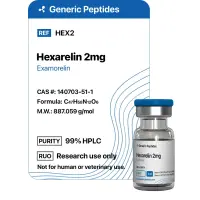 Hexarelin 2 mg – 2 mg vial Hexarelin by Generic Peptides (Injection) – Growth Hormone & IGF-1