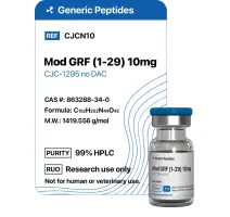 Mod GRF (1-29) 10 mg (CJC-1295 no DAC)  %productStrengthvial CJC 1295 No DAC by Generic Peptides (Injection)  Growth Hormone & IGF-1