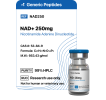 NAD+ 250 mg  %productStrengthvial Nicotinamide Adenine Dinucleotide by Generic Peptides (Injection)  Anti-Aging & Longevity