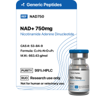 NAD+ 750 mg  %productStrengthvial Nicotinamide Adenine Dinucleotide by Generic Peptides (Injection)  Anti-Aging & Longevity