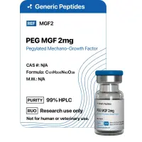 PEG MGF 2 mg – 2 mg vial Pegylated Mechano Growth Factor by Generic Peptides (Injection) – Muscle Recovery & Regenerative