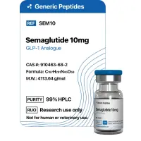 Semaglutide 10 mg – 10 mg vial Glucagon-Like Peptide-1 (GLP-1) by Generic Peptides (Injection) – Fat Loss & Metabolism