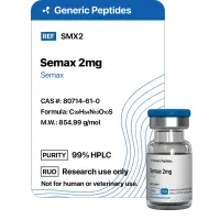 Semax 2 mg – 2 mg vial Semax Heptapeptide by Generic Peptides (Injection) – Cognitive & Neurological