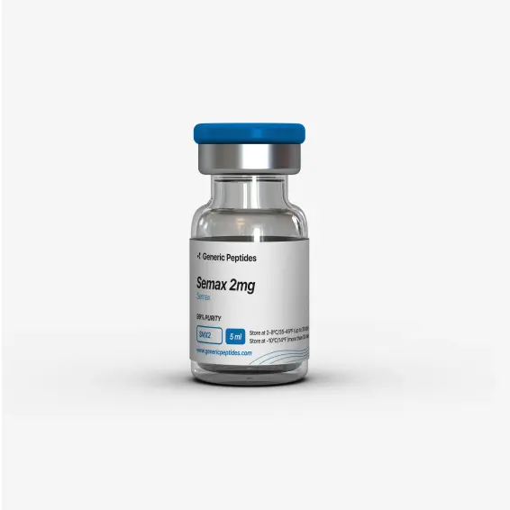 Semax 2 mg – 2 mg vial Semax Heptapeptide by Generic Peptides (Injection) – Cognitive & Neurological