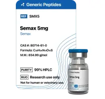 Semax 5 mg  %productStrengthvial Semax Heptapeptide by Generic Peptides (Injection)  Cognitive & Neurological