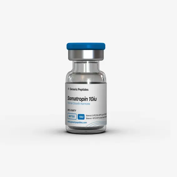Somatropin 100 IU  %productStrengthkit Human Growth Hormone by Generic Peptides (Injection)  Growth Hormone & IGF-1