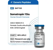 Somatropin 150 IU  %productStrengthkit Human Growth Hormone by Generic Peptides (Injection)  Growth Hormone & IGF-1