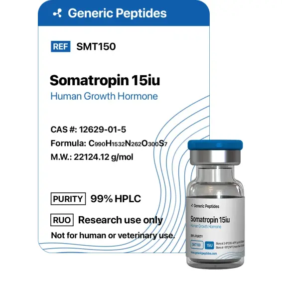 Somatropin 150 IU – 150 IU kit Human Growth Hormone by Generic Peptides (Injection) – Growth Hormone & IGF-1