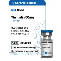 Thymalin 50 mg – 50 mg vial Thymalin by Generic Peptides (Injection) – Anti-Aging & Longevity