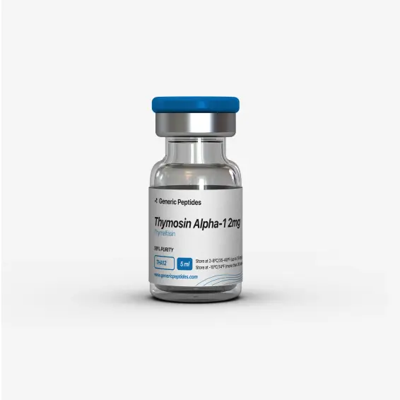 Thymosin Alpha-1 2 mg – 2 mg vial Thymosin Alpha-1 by Generic Peptides (Injection) – Anti-Aging & Longevity