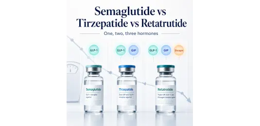 Semaglutide vs Tirzepatide vs Retatrutide: What’s the Difference?